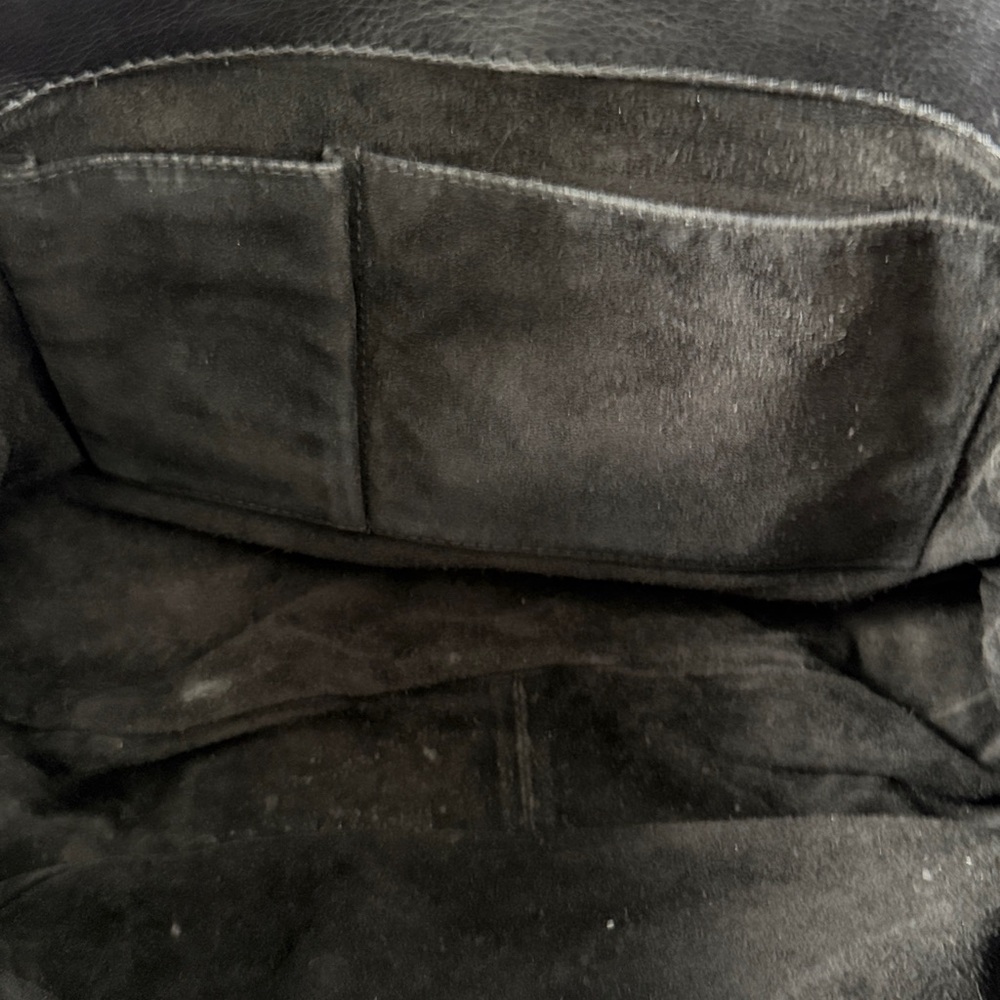 Dior Cannage Rebelle Leather and Suede Satchel Handbag - Picture 13 of 14